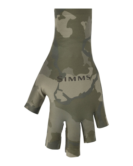 Simms Solarflex Sun Glove Regiment Camo Olive Drab