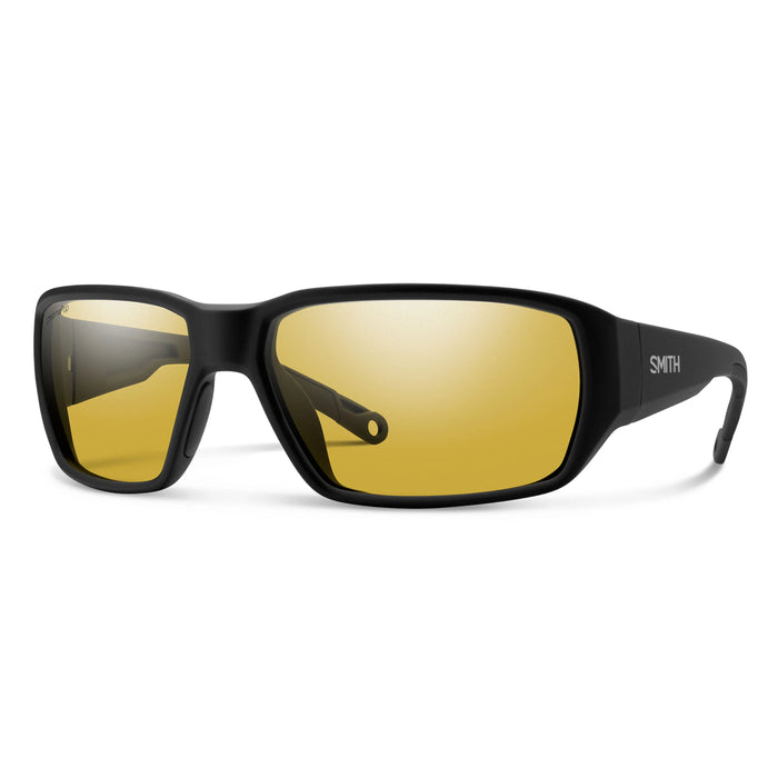 Smith Optics Hookset Sunglasses Matt Black Low Light Yellow
