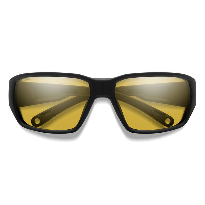 Smith Optics Hookset Sunglasses Matt Black Low Light Yellow