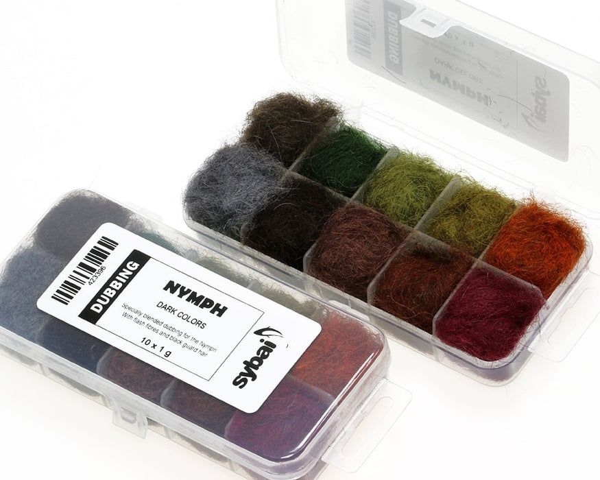 Sybai Nymph Dark Dubbing Box