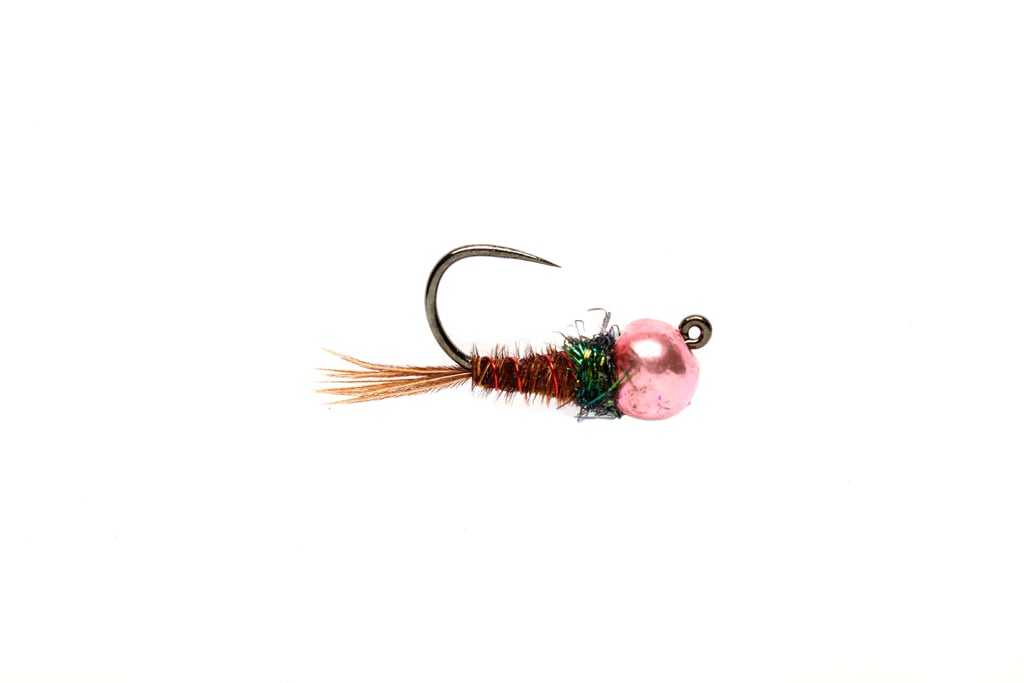 Pink Bead Head Pheasant Tail Nymph #16c