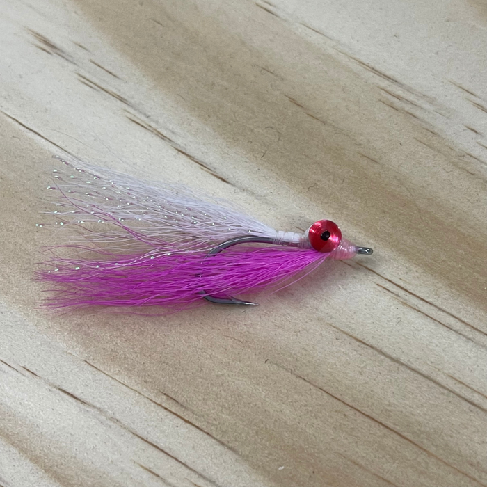 Clouser Pink/White #4