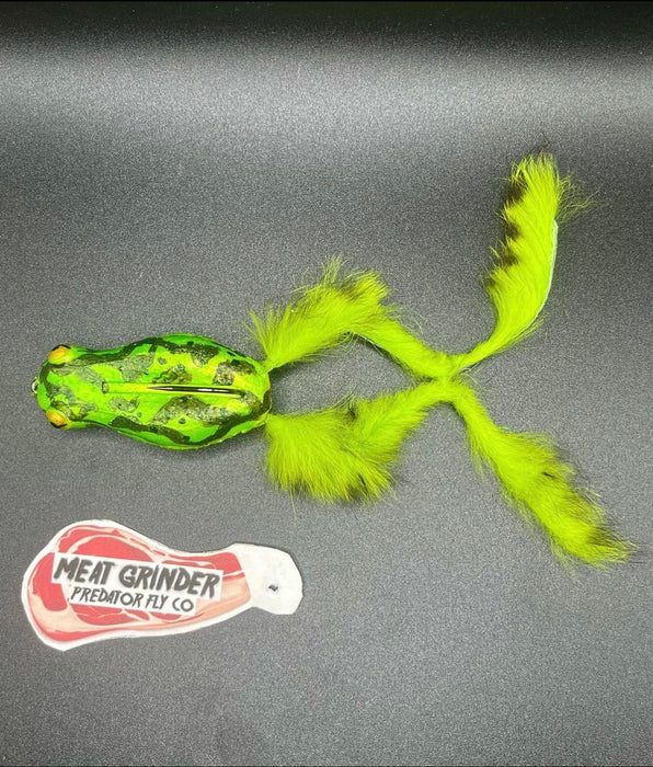 Meat Grinder Foam Frog Fly #6/0