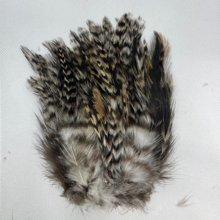 Wapsi Barred Strung Neck Hackle Natural