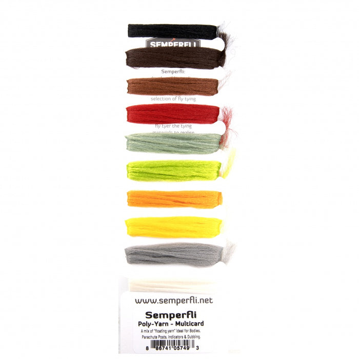 Semperfli Poly Yarn Multicard