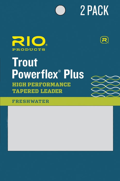 RIO Powerflex Plus Leader 9ft 2 pack