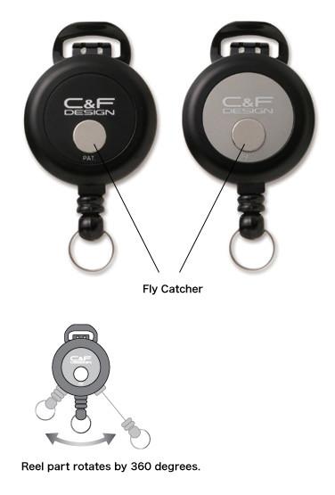 C&F Design Flex Pin on Reel With Fly Magnet