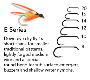 Black Magic E Series Fly Hooks
