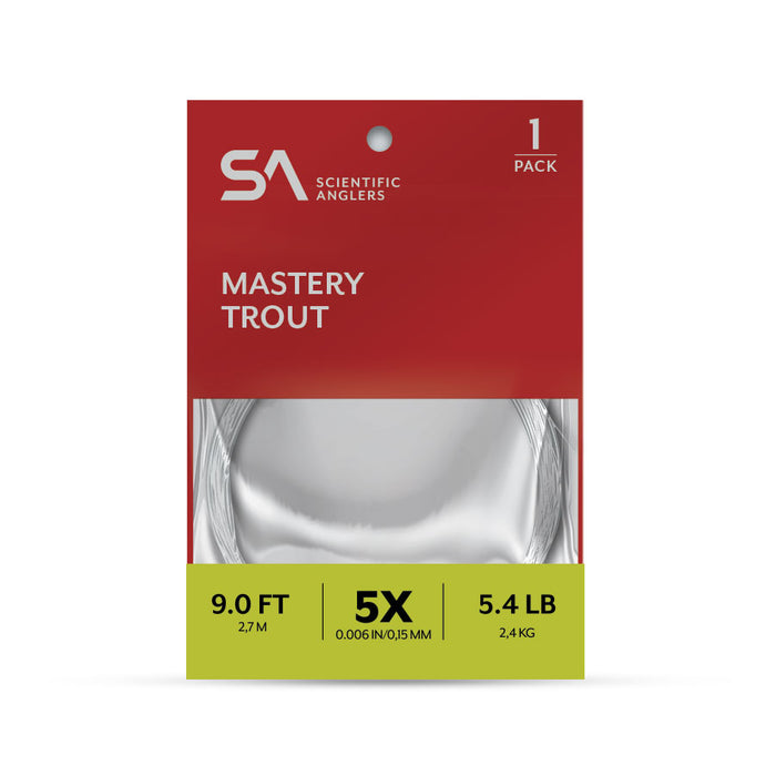 Scientific Anglers Mastery Trout Leader 9' 1 Pack