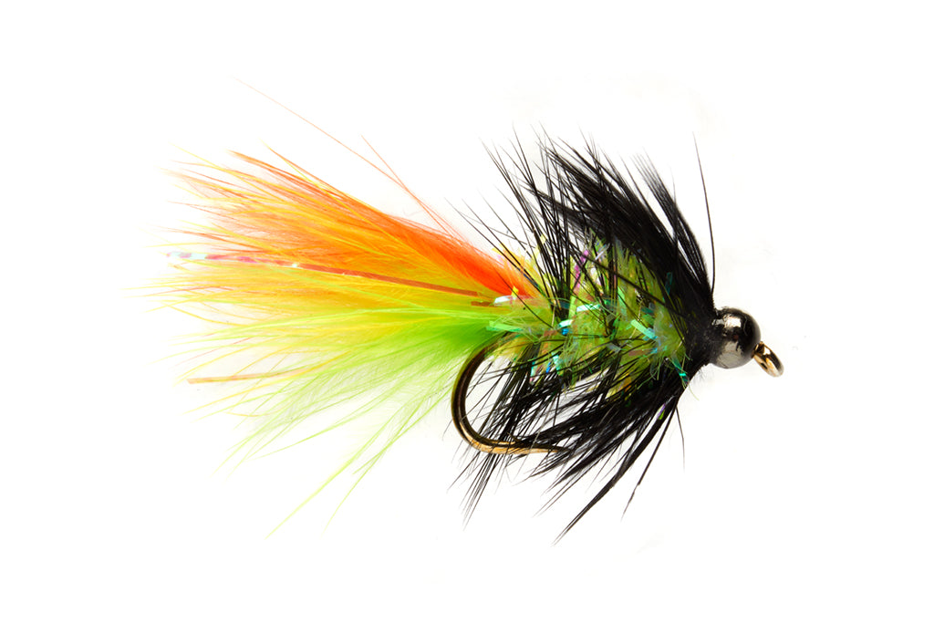 Fulling Mill Mini Shimmer Bugger Fire Tiger #10