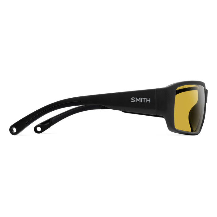 Smith Optics Hookset Sunglasses Matt Black Low Light Yellow
