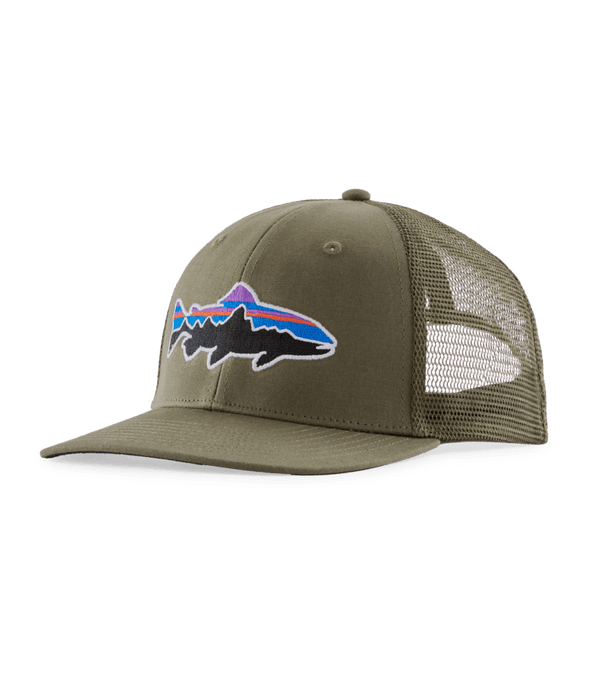 Patagonia Fitz Roy Trout Trucker Hat / Basin Green