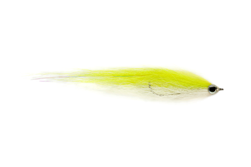Daz's Bend Back Chartreuse and White #2/0