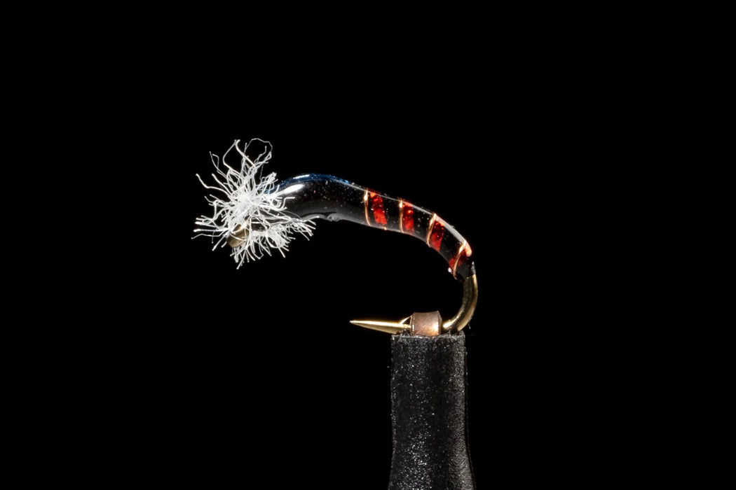 Manic Crystal Chironomid Red/Black #16