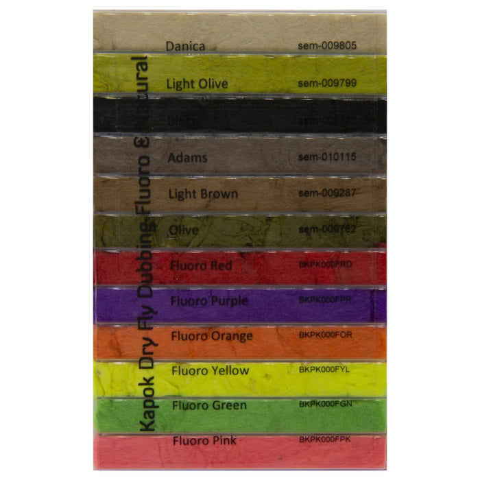 Semperfli Kapok Dry Fly Dubbing Dispensers