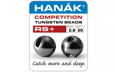 Hanak Competition Slotted Tungsten RS+ Beads
