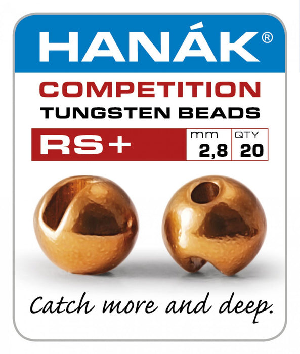 Hanak Competition Slotted Tungsten RS+ Beads