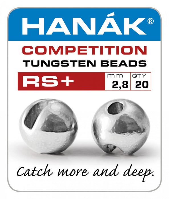 Hanak Competition Slotted Tungsten RS+ Beads