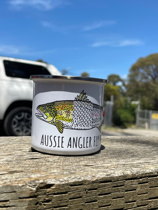 Aussie Angler Enamel Mug
