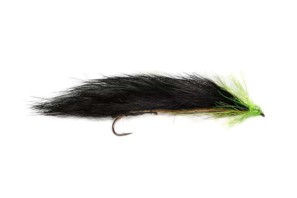 Fulling Mill Unweighted Snake Black & Green 5cm