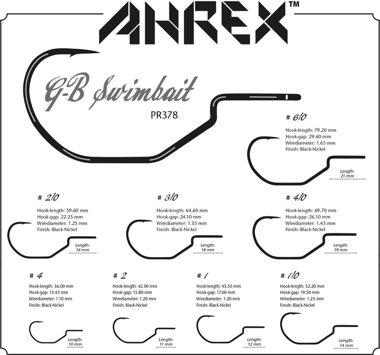 Ahrex PR378 GB Swimbait