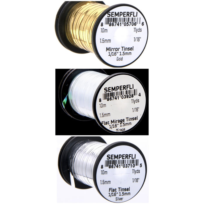 Semperfli Mirror Tinsel 1/16" (Large)