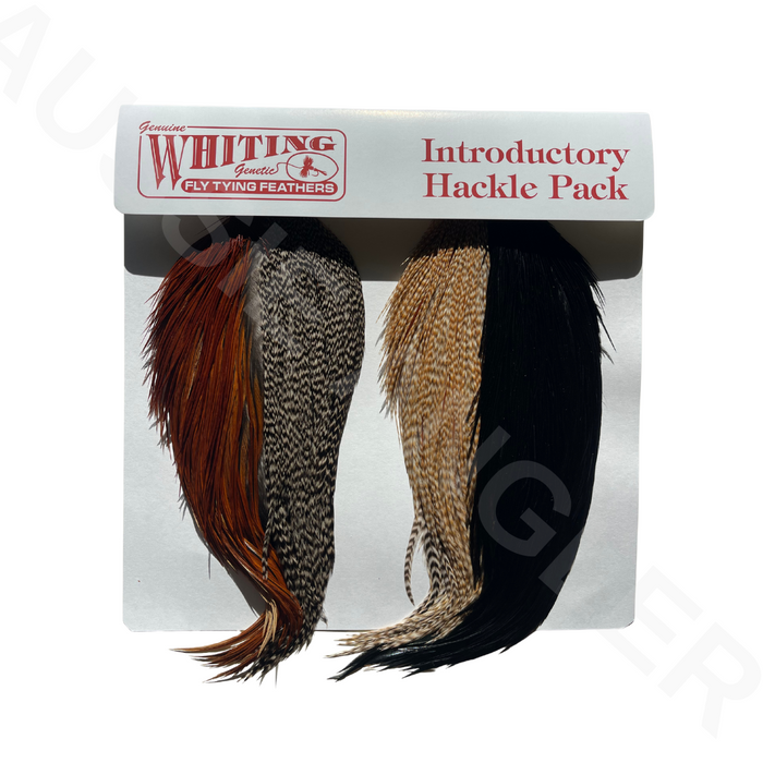 Whiting Farms Introductory Hackle Pack - Four 1/2 Capes