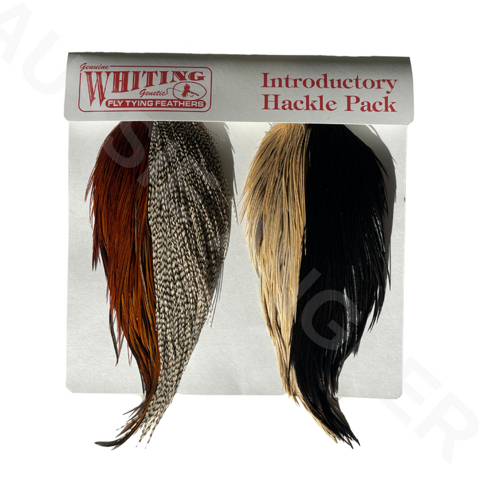 Whiting Farms Introductory Hackle Pack - Four 1/2 Capes