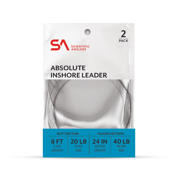 Scientific Anglers Absolute InShore Leader 2 Pack