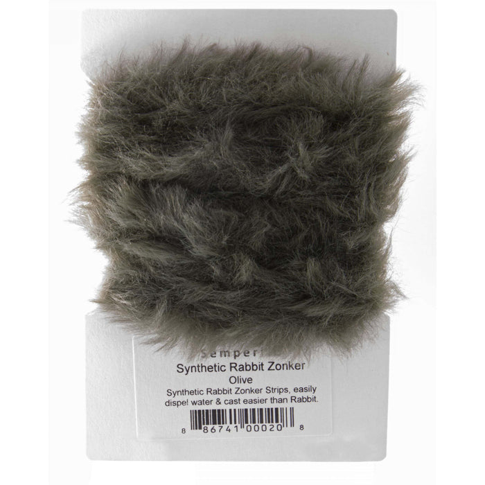 Semperfli Synthetic Rabbit Zonker Strips