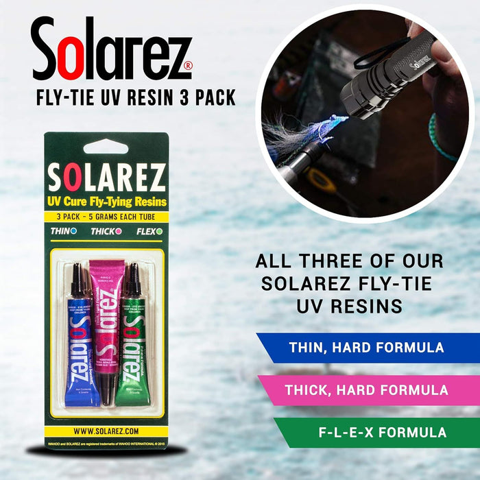 Solarez UV Resin 5 gram 3 Pack