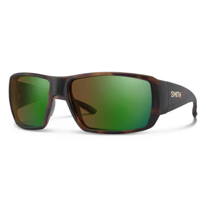 Smith Optics Guides Choice XL Matte Tortoise | ChromaPop Glass Polarchromic Brown Green Mirror