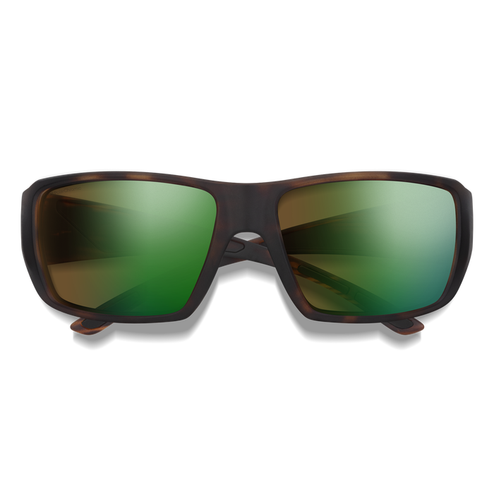 Smith Optics Guides Choice XL Matte Tortoise | ChromaPop Glass Polarchromic Brown Green Mirror