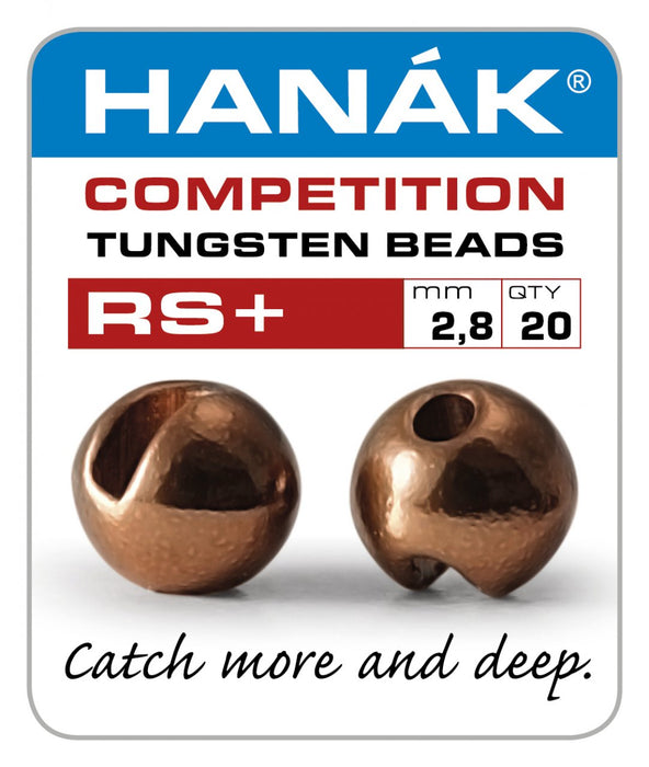 Hanak Slotted Tungsten RS+ Beads