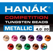 Hanak Competition Slotted Tungsten Beads Metallic