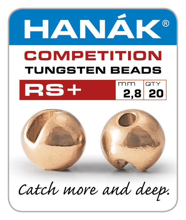 Hanak Slotted Tungsten RS+ Beads