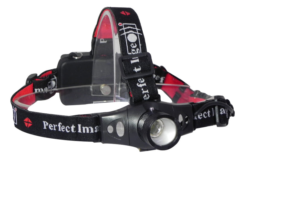 Perfect Image Rechargeable LED Zoom Headlamp