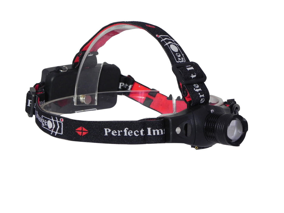 Perfect Image Rechargeable LED Zoom Headlamp