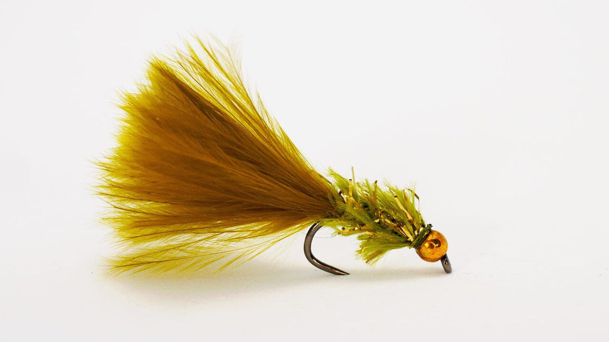 UPAVON Straggle Mini Lure Gold Flash Olive #12 — Aussie Angler