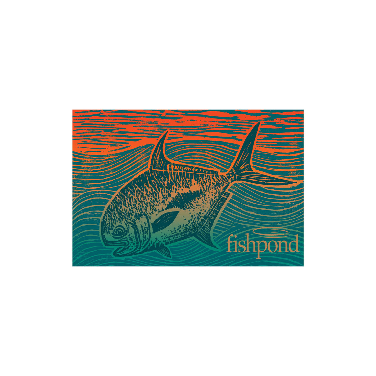 Fishpond Permit Paradise Sticker 5
