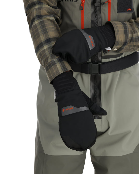 Simms Windstopper Foldover Mitt Black