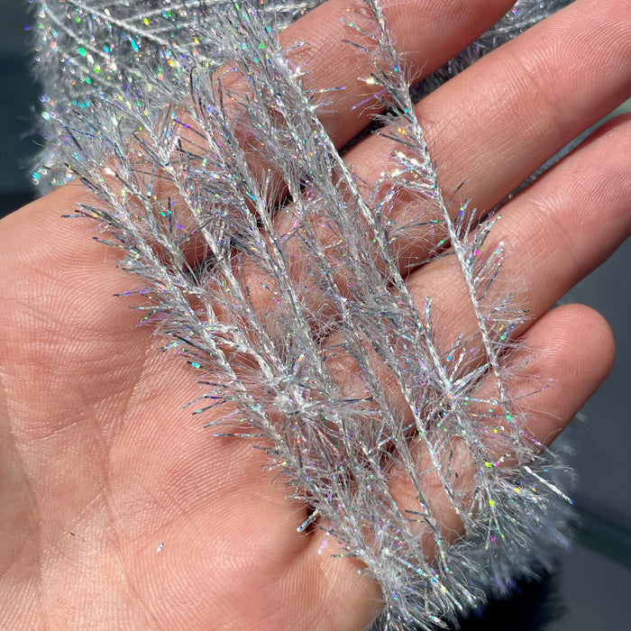 Upavon Metallic UV Straggle Hackle 8mm