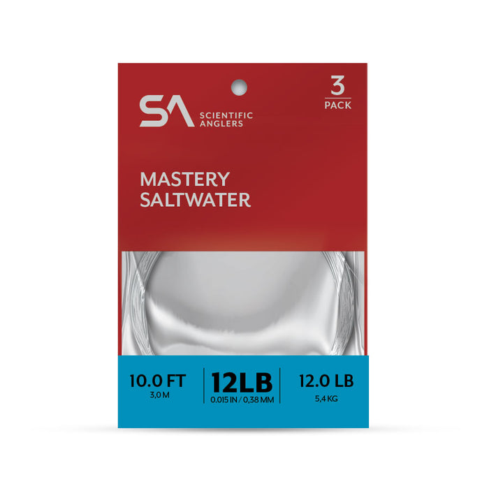 Scientific Anglers Mastery Saltwater 10ft Leader - 3 Pack