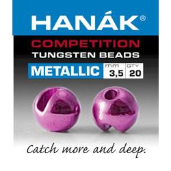 Hanak Competition Slotted Tungsten Beads Metallic
