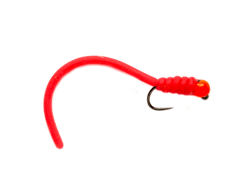 Fulling Mill Squirminator Hot Head Jig Red