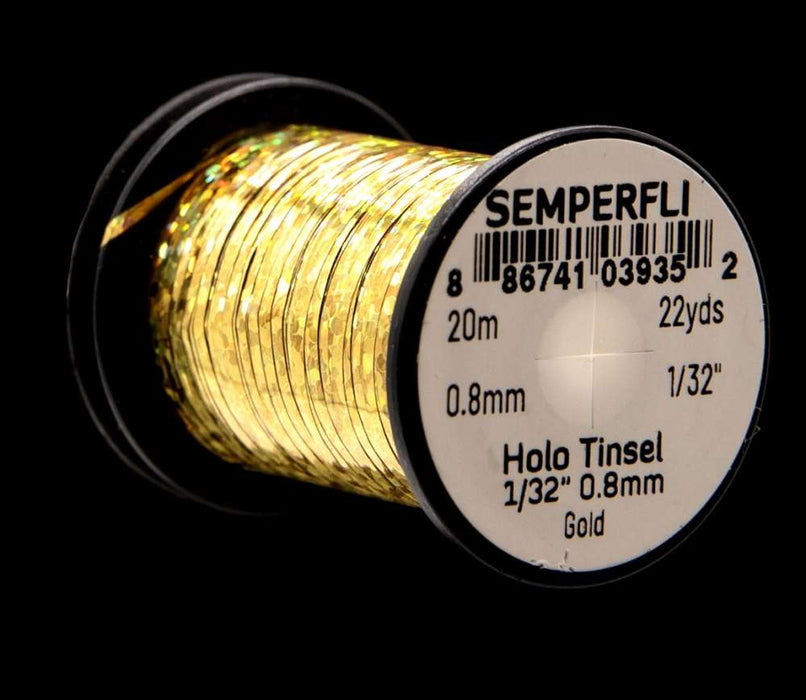 Semperfli Holographic Tinsel 1/32" (Medium)