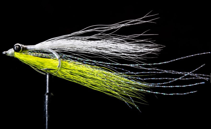 Manic Skinny Water Clouser Chartreuse #4