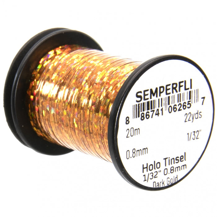 Semperfli Holographic Tinsel 1/32" (Medium)