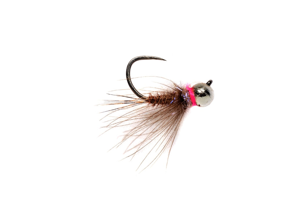 Fulling Mill CDC Hot Spot Pheasant Tail Pink #18d