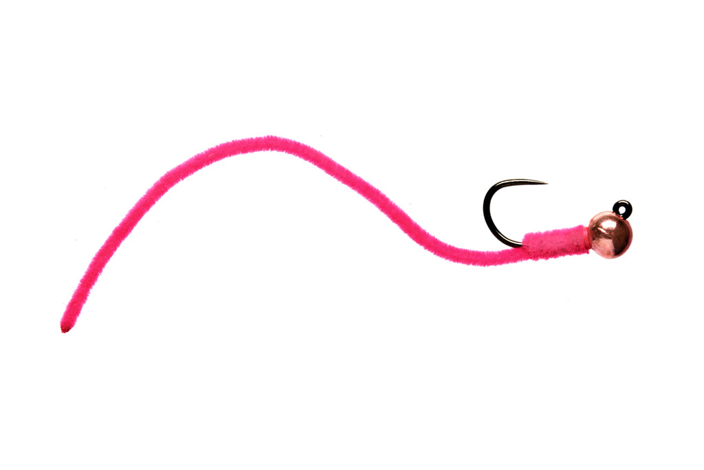 Fulling Mill Bassetts Chenille Worm Bright Pink